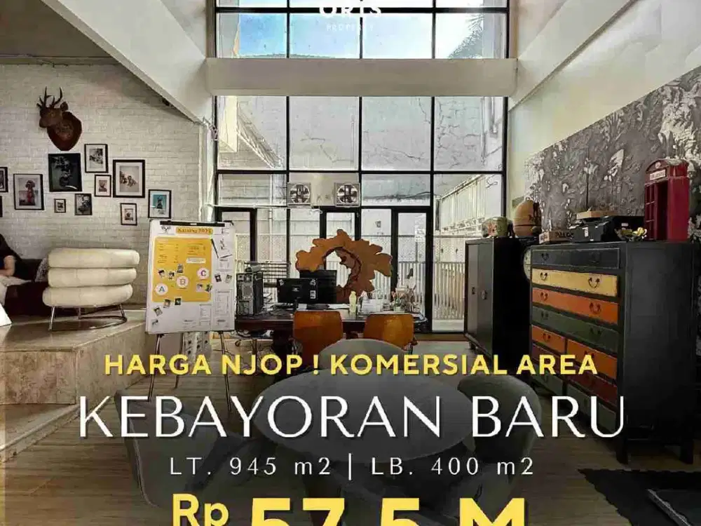 Harga Njop Rumah Area Komersil Cocok Utk Kantor Klinik di Kebayoran Baru Jakarta Selatan