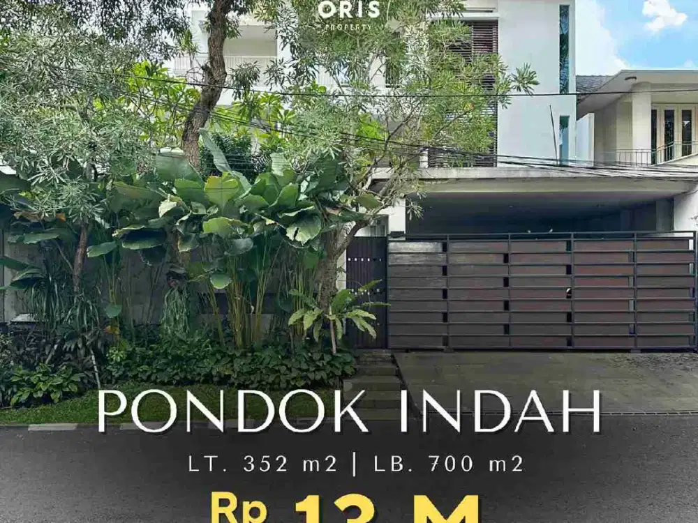 Dibawah Harga Njop Rumah Cantik Area Ekslusif di Pondok Indah Jakarta Selatan