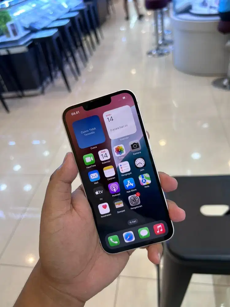 Iphone 13 128GB pink ex resmi iboxx fulset mulus