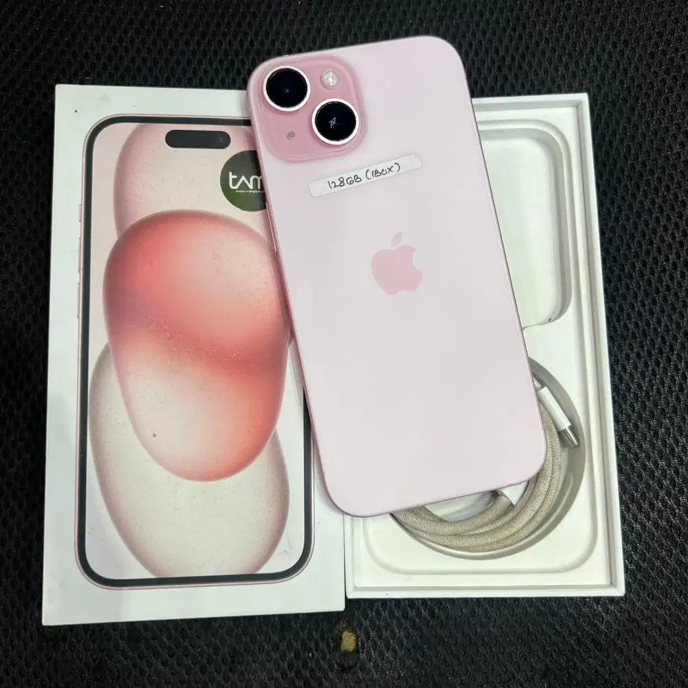 iphone 15 128gb resmi ibox fullset original fungsional normal