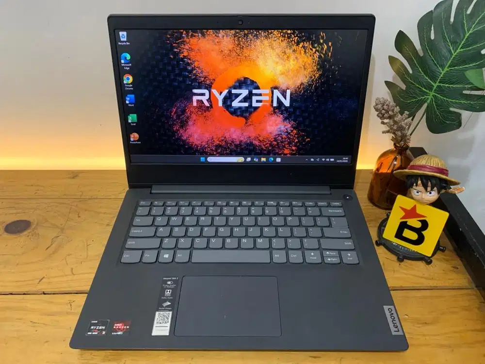 Laptop Desain Lenovo Ideapad Slim 3 Ryzen 3 4300U RAM 8 /512 Body Slim