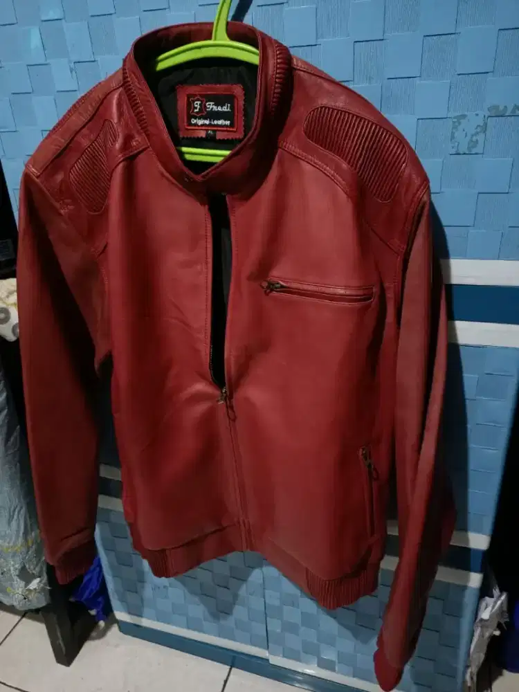 Jaket kulit asli domba