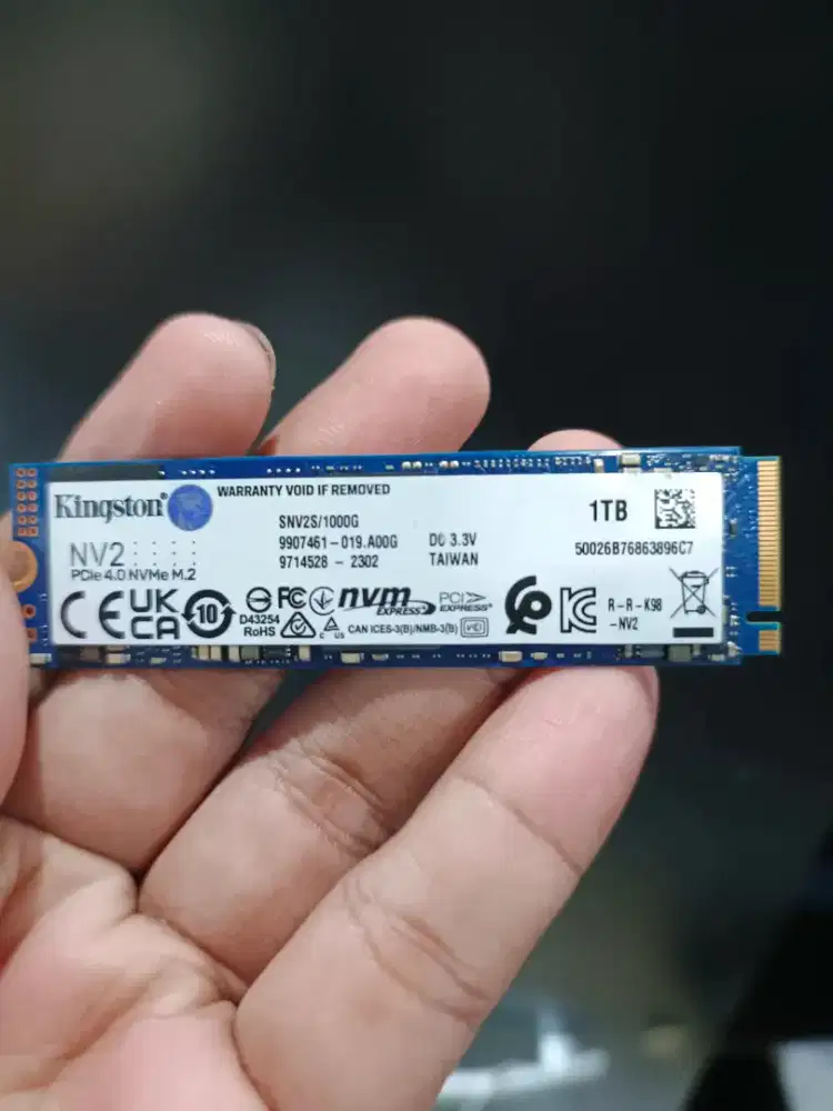 Kingston SSD NV2 M.2 NVME 1 TB PCIe Gen4