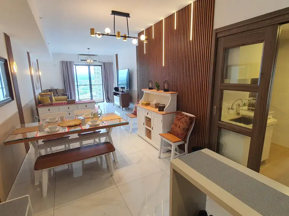 Apartemen 3BR Sangat Luas, Nyaman dan Fully Furnished di Sky House BSD