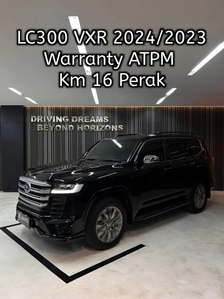 Toyota Land Cruiser LC300 VXR 2024 LC Hitam Km 16 Nik 2023