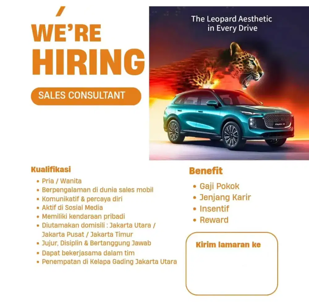 Lowongan kerja seles