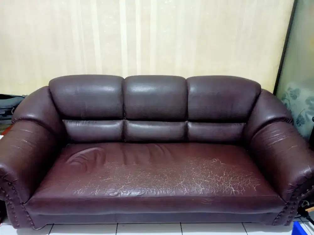 Sofa kulit 6seater