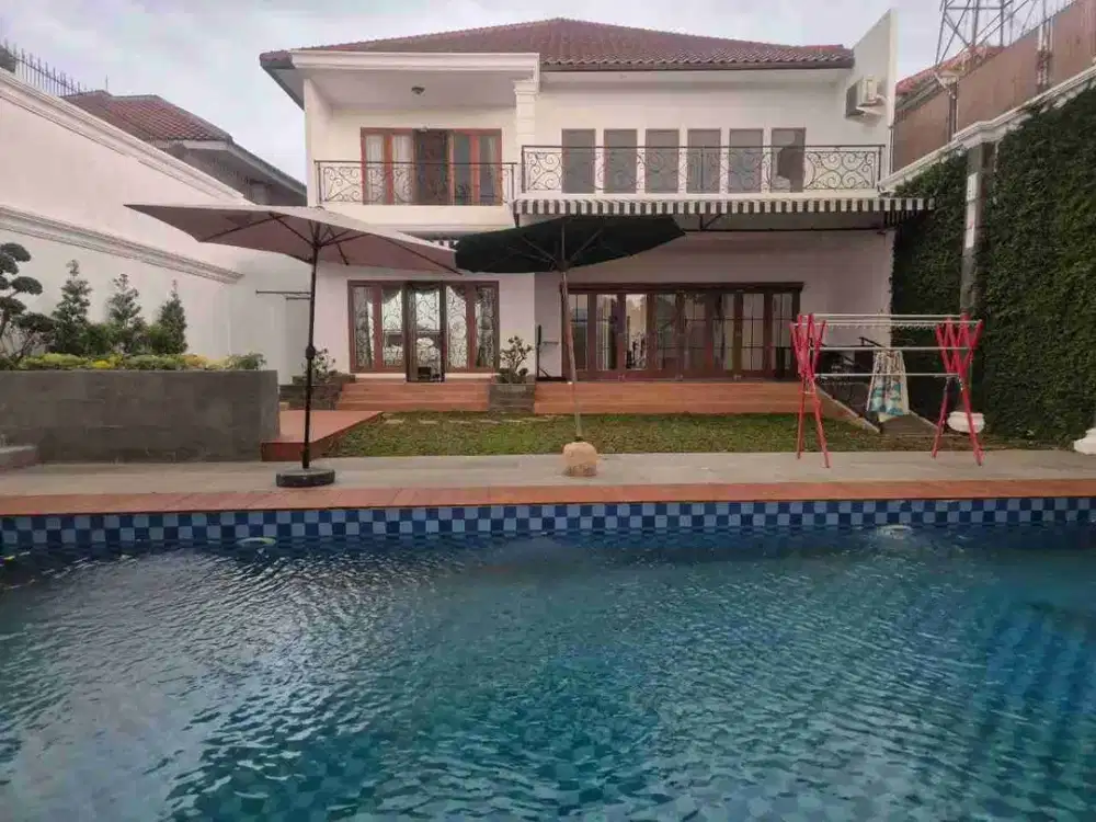 Luxury House for Rent Kemang Selatan – Lokasi Prime, Siap Huni