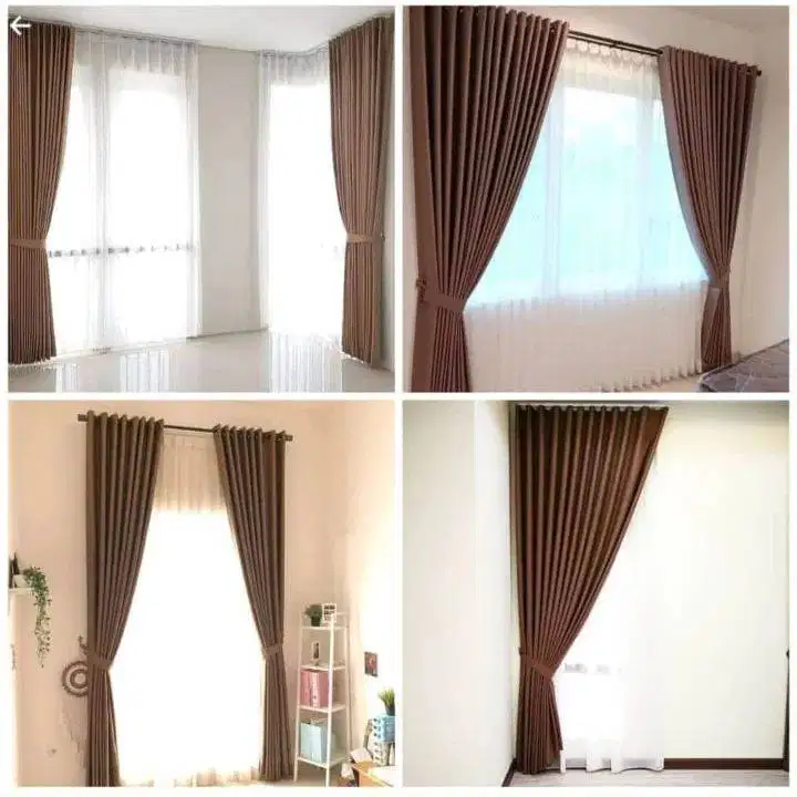 Dijual Gorden Jendela Terbaru Minimalis Mewah Murah Gordyn Hordeng