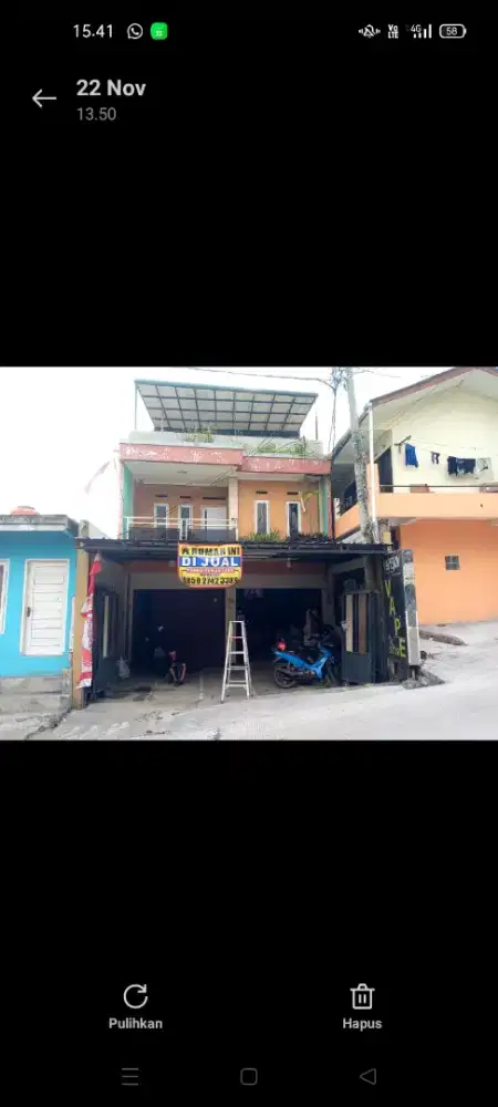 Jual Rumah dan toko untuk Usaha