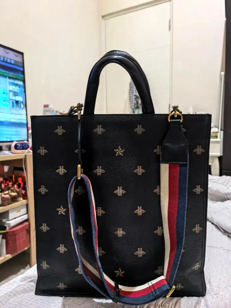Tas Gucci Tote Leather