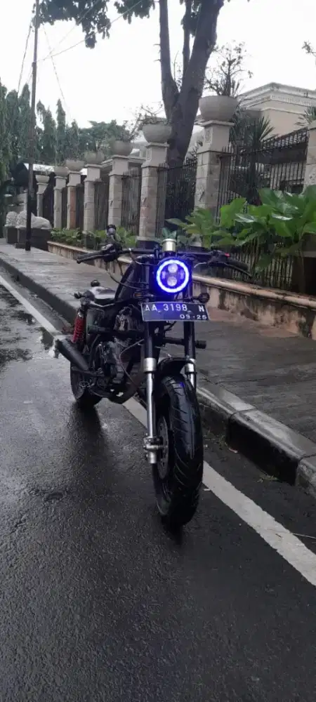 Jual motor custom bobber mesin scorpio