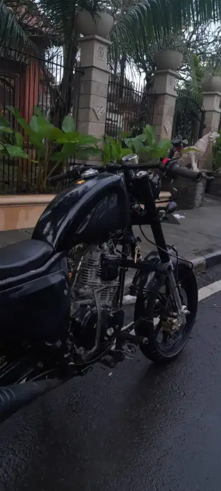 Jual motor custom bobber mesin scorpio