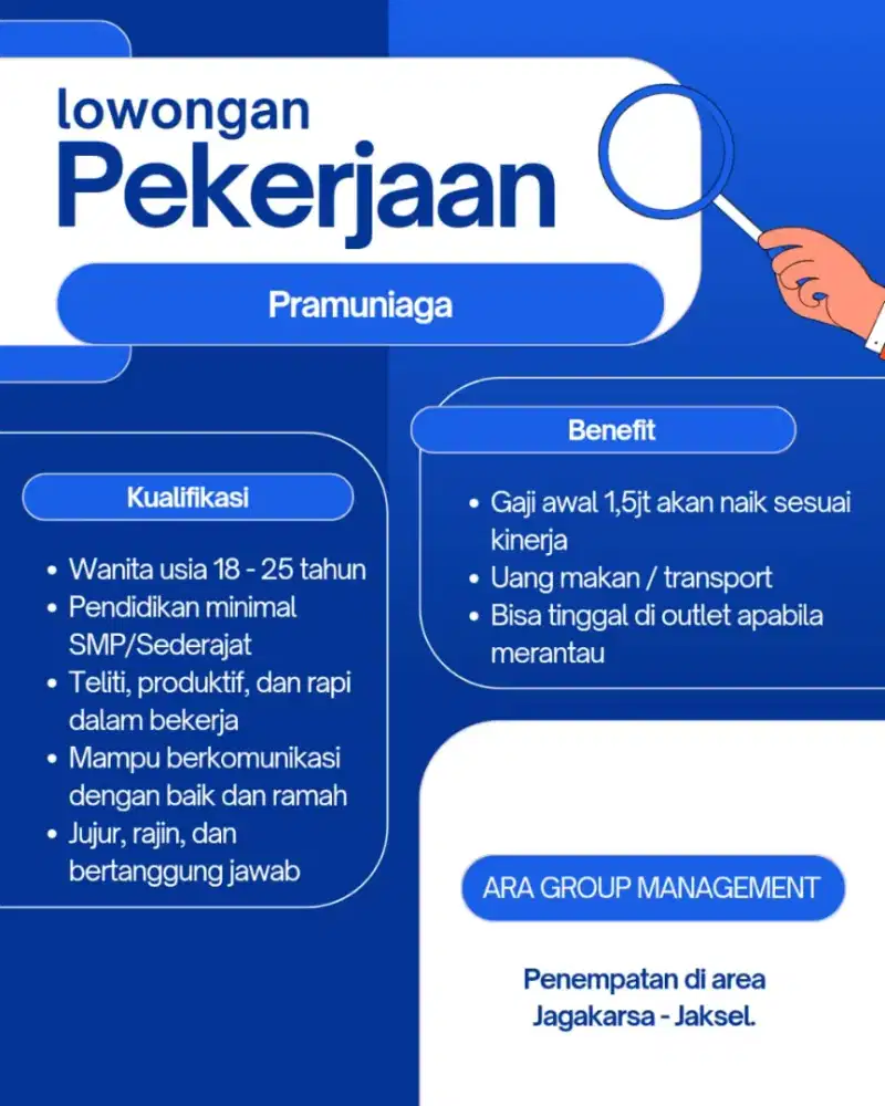 Lowongan Pekerjaan.