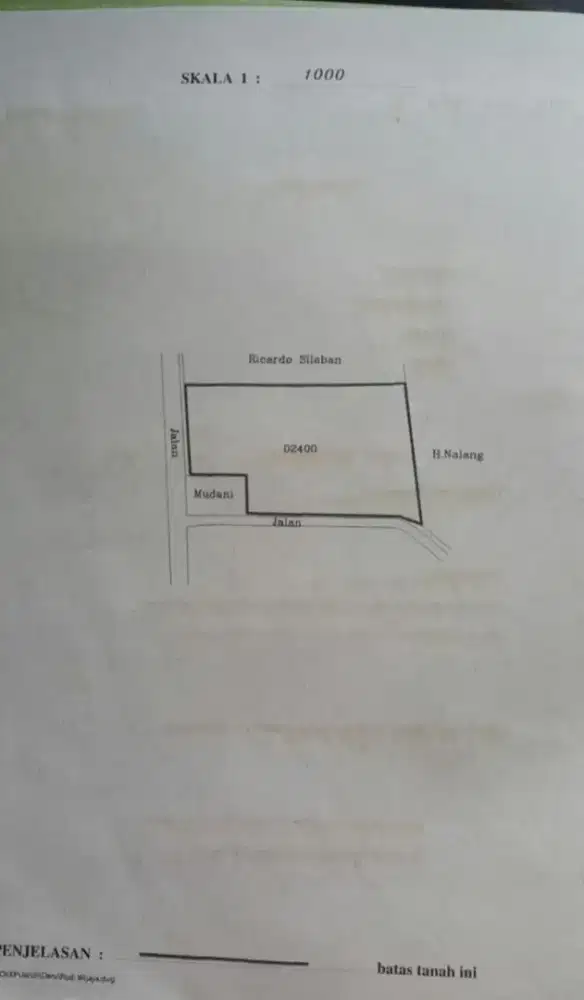 dijual cepat tanah pergudangan