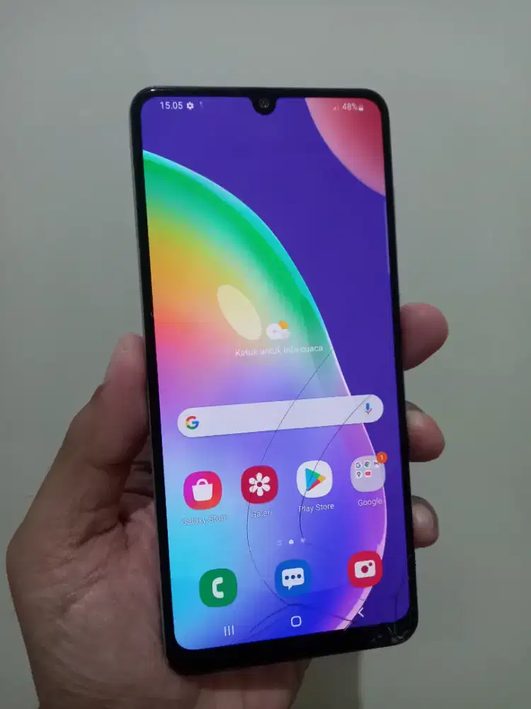 Samsung Galaxy A31 Ram 8/128Gb Lte Fullset ada minus retak