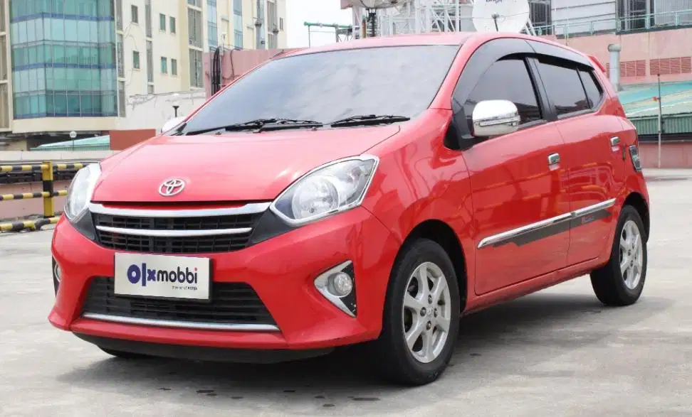 TDP 5,JT Toyota Agya 1.0 G Bensin-AT Merah 2015
