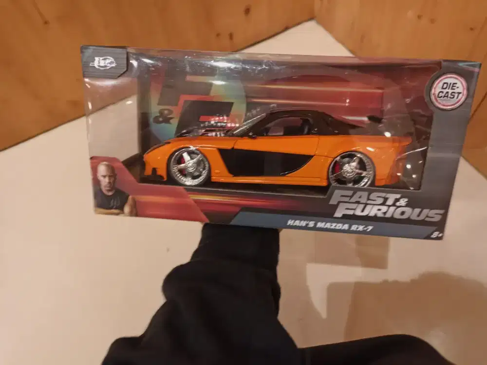 Die Cast Mainan Mazda RX 7 Fast And Furious Original