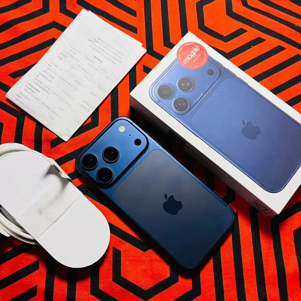 Iphone 17 pro 256 blue ibox garansi panjng