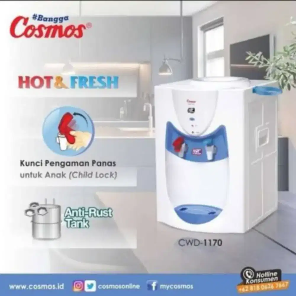 COSMOS Water dispenser Hot & Fresh CWD 1170