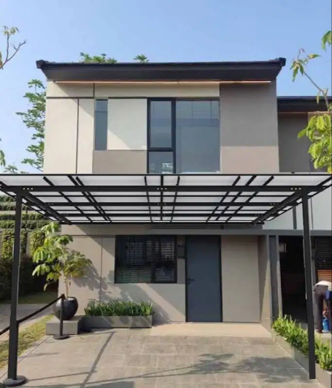 CANOPY AC Cityzen Park Serpong Gading disewakan rumah cluster terdepan