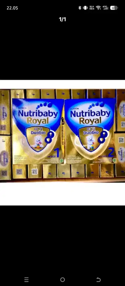 SUSU BAYI NUYRICIA NUTRIBABY ACTY DUOBIO