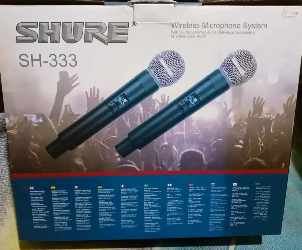 Mic Shure Wireless SH-33