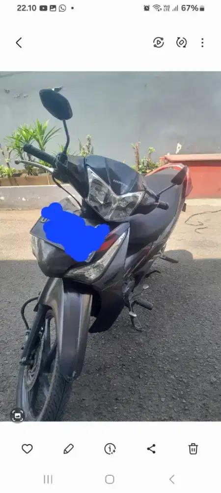 Honda supra x 125 Helm in