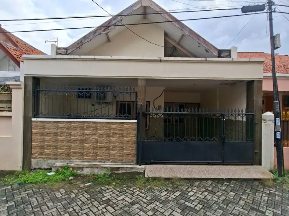 Murah Rumah Pusat Kota Jalan Kinibalu Barat Surabaya Row Jalan 2 Mobil