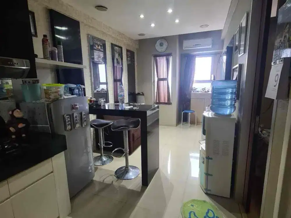 Disewakan apartemen puncak oermai furnish terawat lantai granit