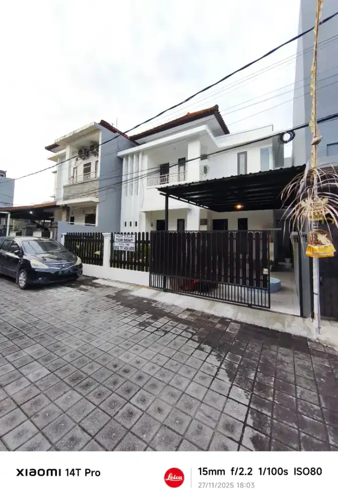 Rumah Mewah Minimalis Bikini Dekat Kerobokan Lingkungan Elite