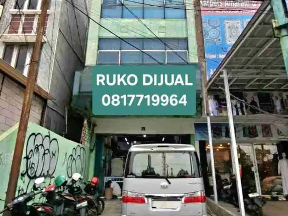Dijual Cepat Ruko Jalan Raya Serpong + Tanah Luas Cocok Untuk Kontrakan