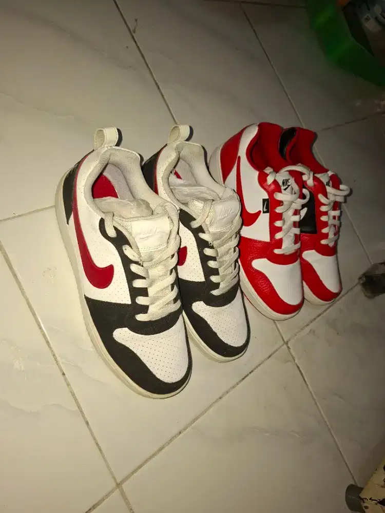 SEPATU NIKE EBERNON LOW MERAH & SEPATU NIKE COURT BOROUGH