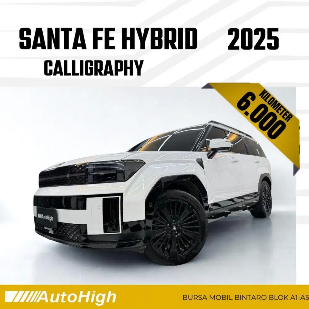 DP10% [Km6.000] Santa Fe Hybrid Calligraphy 2025 White #AUTOHIGH