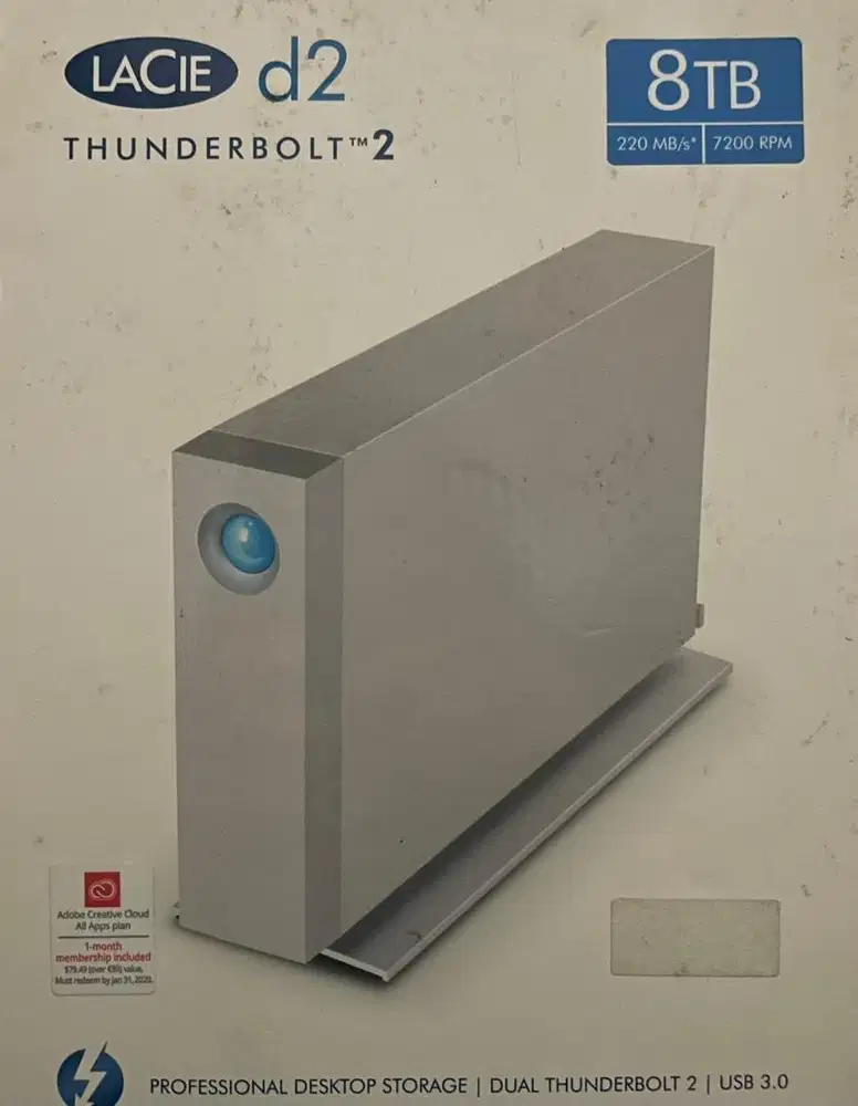 Hdd external LACIE d2 Thunderbolt 2 8TB