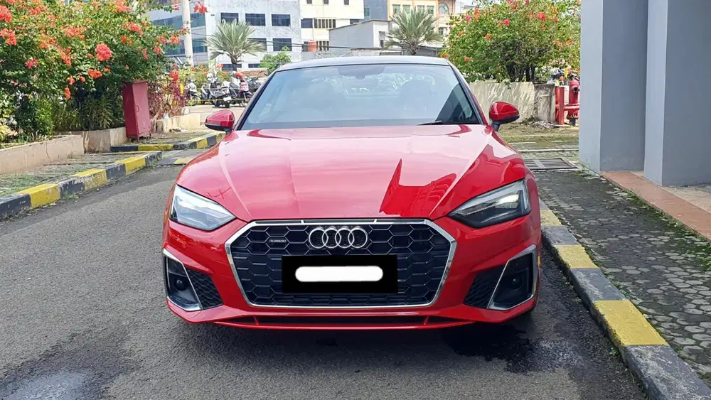 Km 2rb audi a5 coupe quattro tfsi 2022 merah