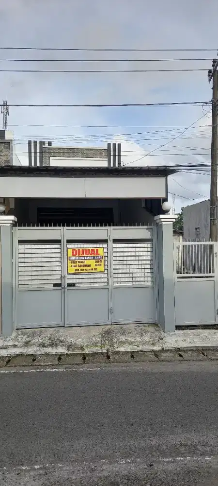 Jual Rumah Pinggir Jalan Bangunan Baru Dan Tanah Kosong siap bangun