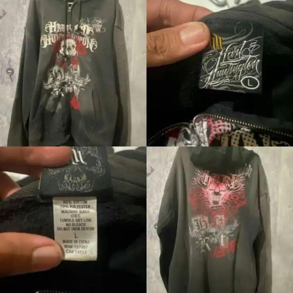 Ziphoodie hart and huntington original