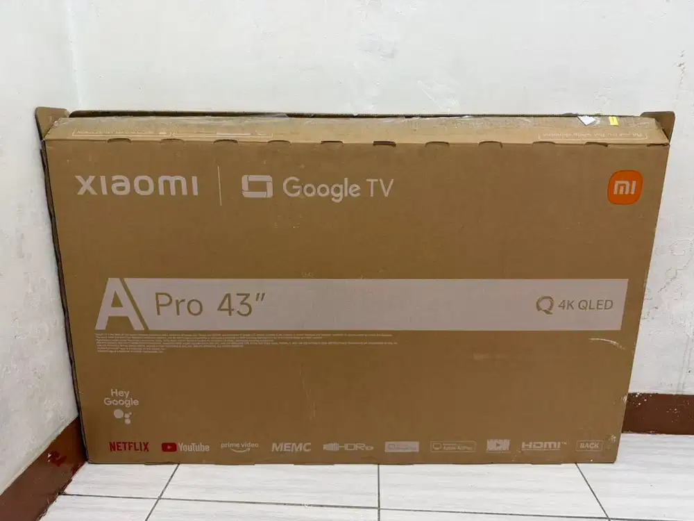Google tv xiaomi a pro 43 inch 2026 mulus 1000% masih baru fullset