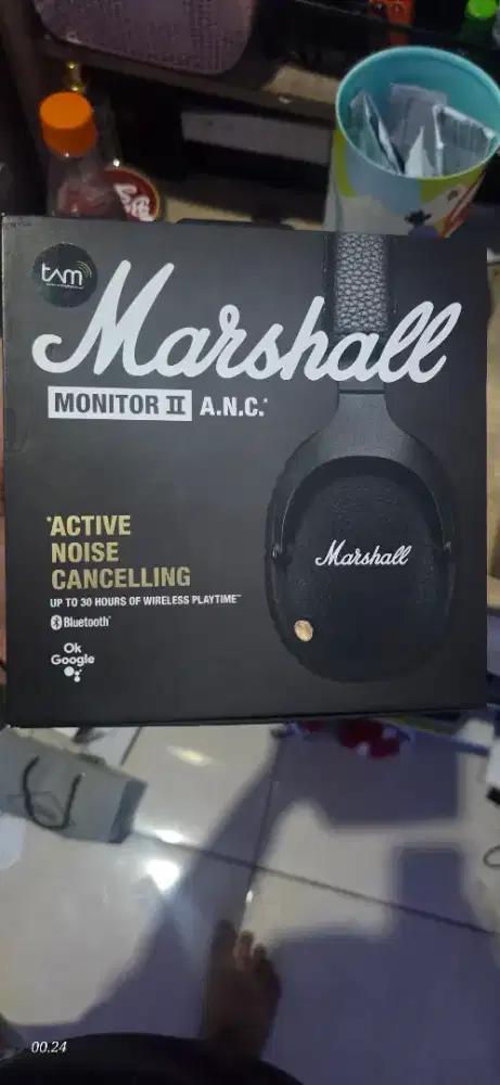 Headphone Marshal Monitor II ANC segel ori