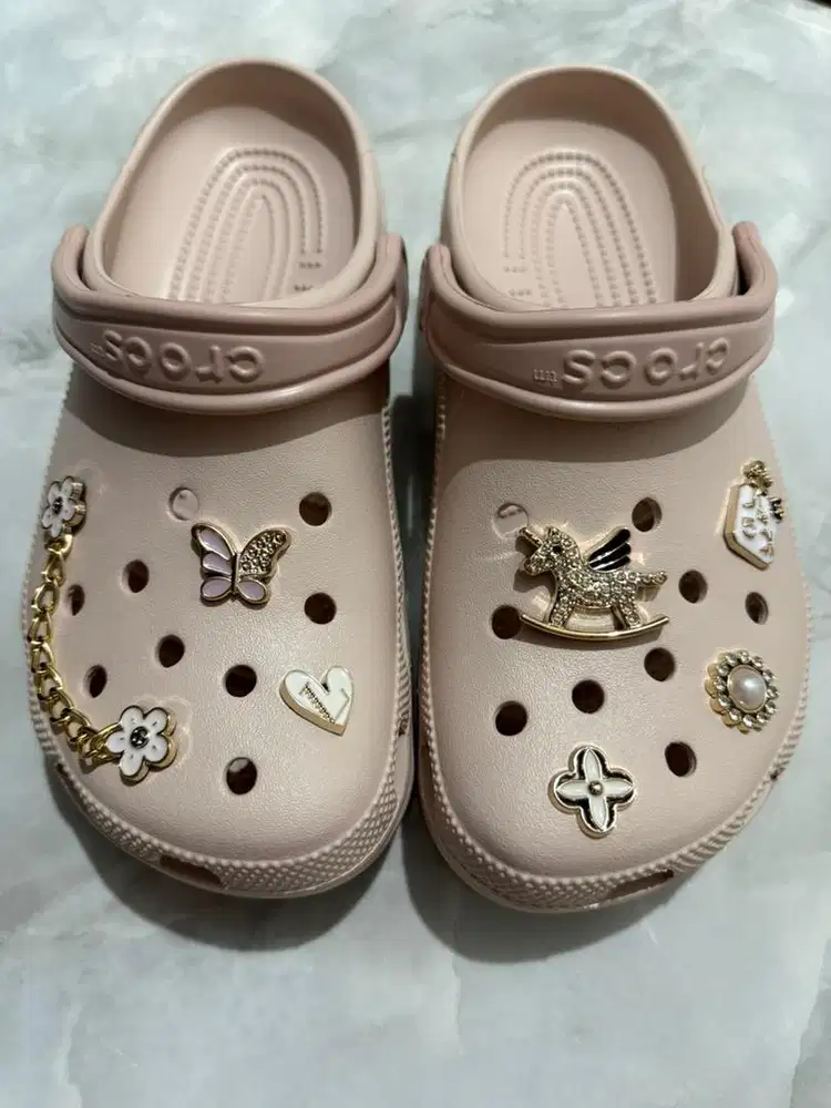 Crocs Baby Pink Ori size 40 (M7)