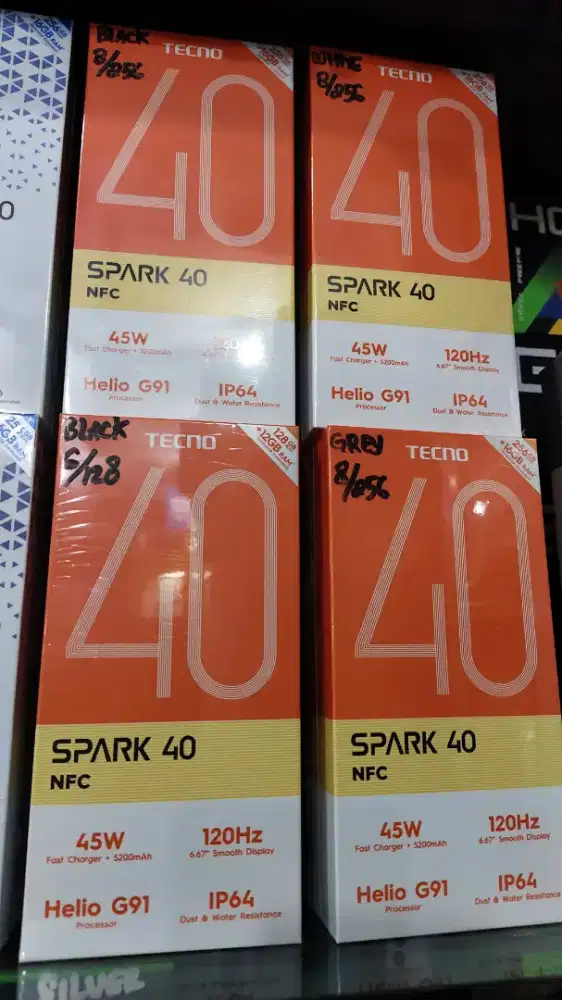 Tecno spark 40 promo garansi resmi silahkan meraoat ketoko