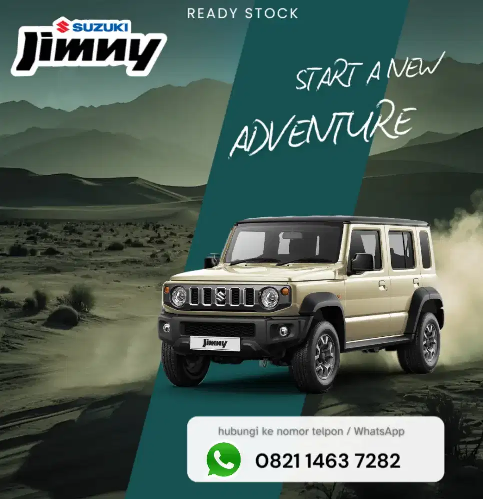 Suzuki new jimny 5D 3D 5 / 3 pintu doors ready stock kredit cash at mt