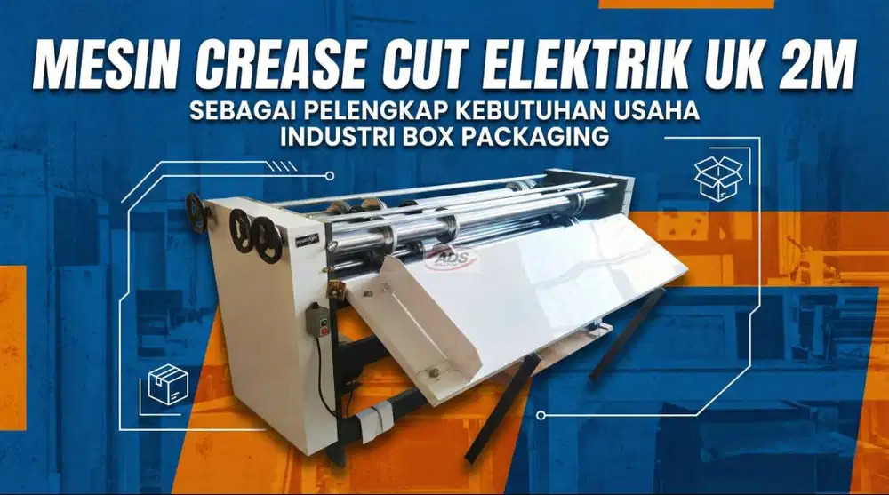 MESIN CREASE CUT ELEKTRIK Uk. 2M UNTUK KEBUTUHAN INDUSTRI PACKAGING
