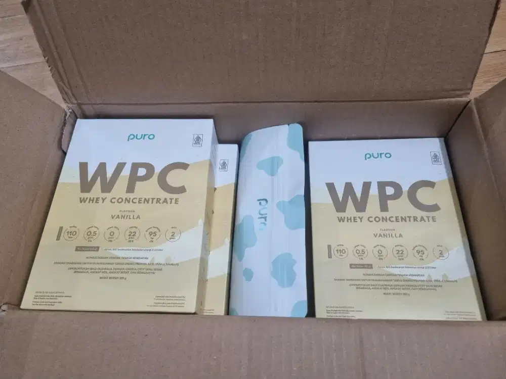 Puro Whey Protein Concentrate Rasa Vanilla 300g