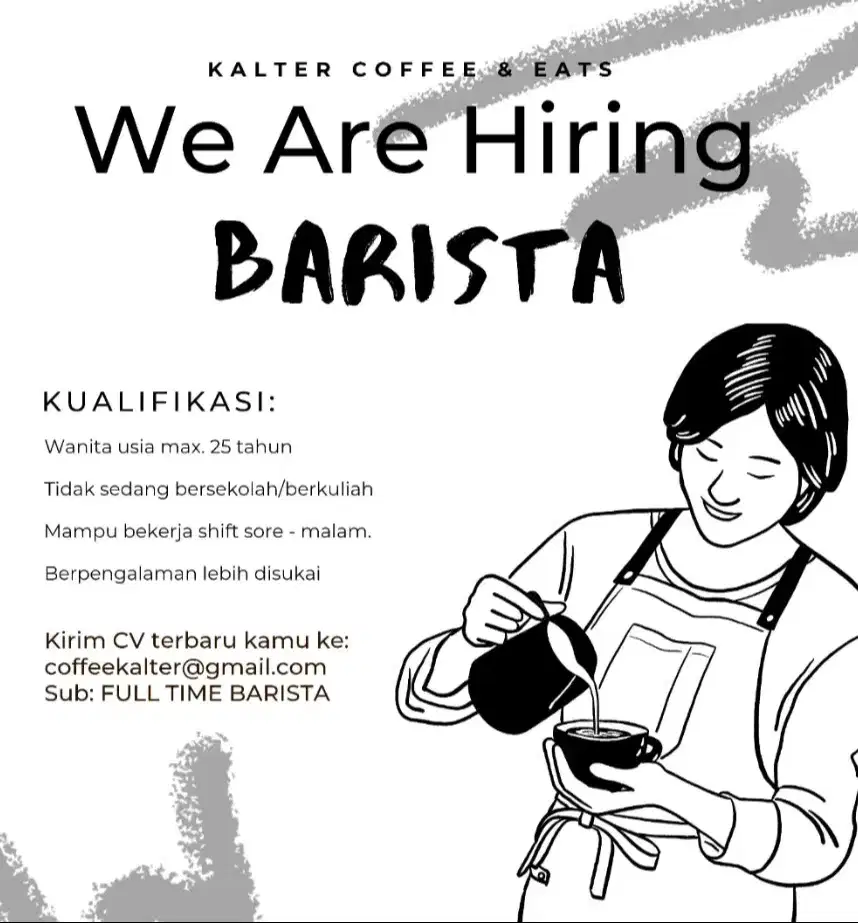 LOKER BARISTA TANGERANG