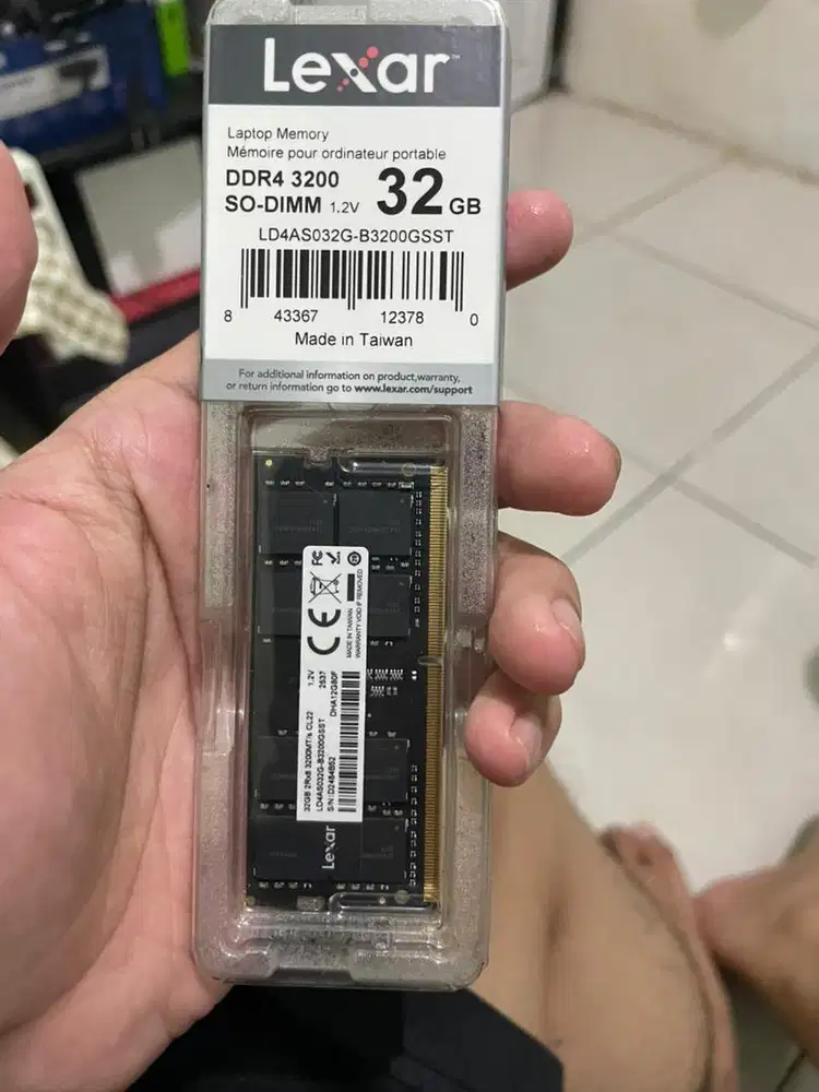 RAM LAPTOP 32GB LEXAR 3200Mhz