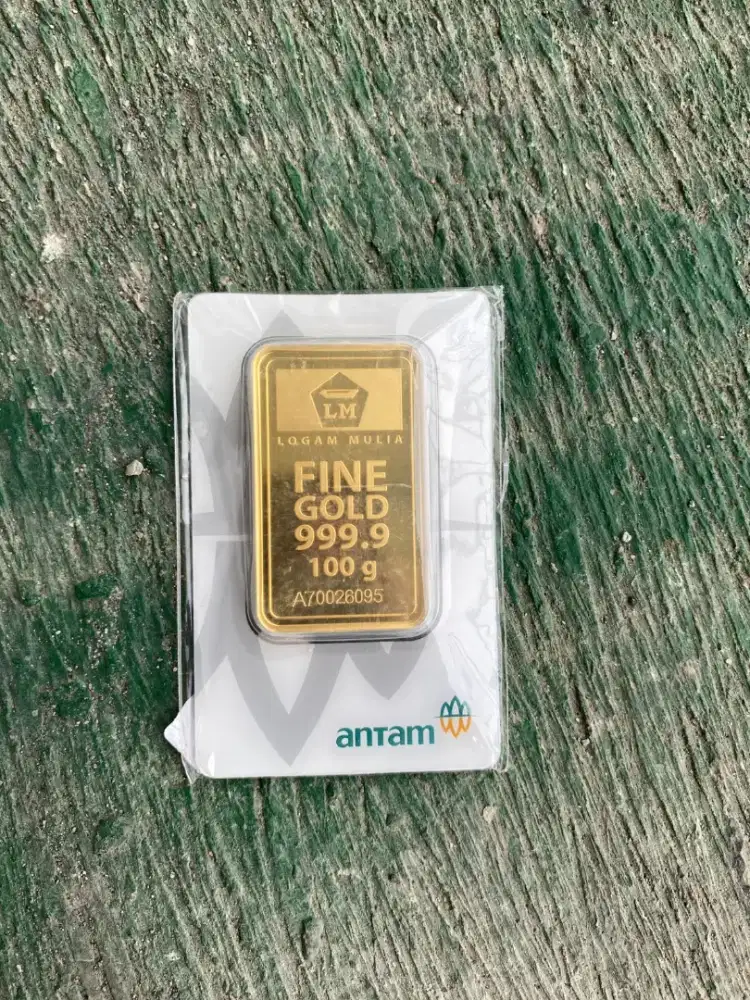 Emas Antam batangan 100gram