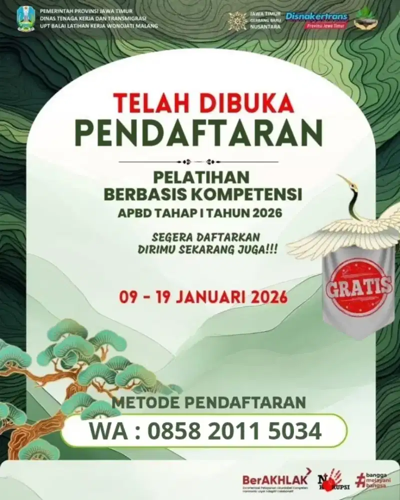 PELATIHAN BERBASIS KOMPETENSI APBD TAHAP 1 TAHUN 2026