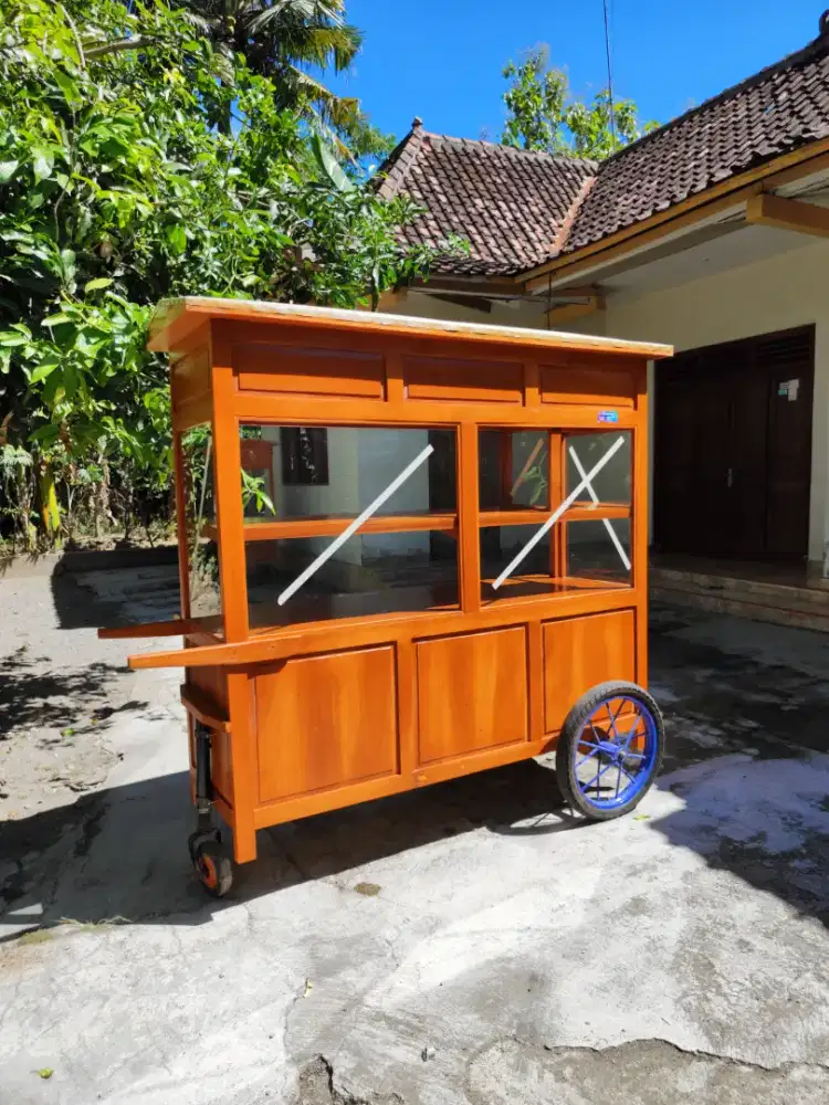 Gerobak Angkringan Bakso Mie Ayam PeceL Bubur Sate Martabak Ronde dlL